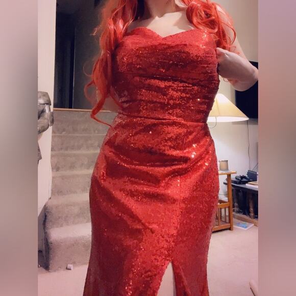 Jessica rabbit sequin dress - Picture 3 of 8